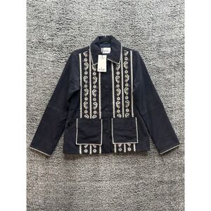 Monoki by Diane Goldstein‎ Texas Vest Jacket Goat Suede Leather  $1,988 NWT